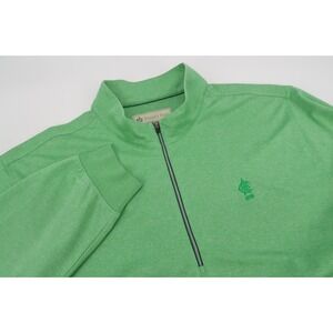 Donald Ross Sport 1/4 Zip Pullover Mens XXL Green Golf Atlanta Athletic Club 2XL